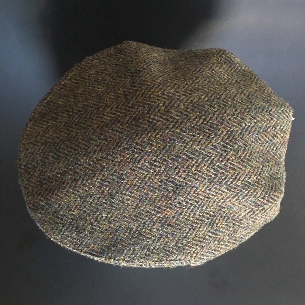 Glen Appin of Scotland 100% Wool Hat Harris Tweed Cabbie Golf Newsboy Cap SZ 2XL - Picture 12 of 16
